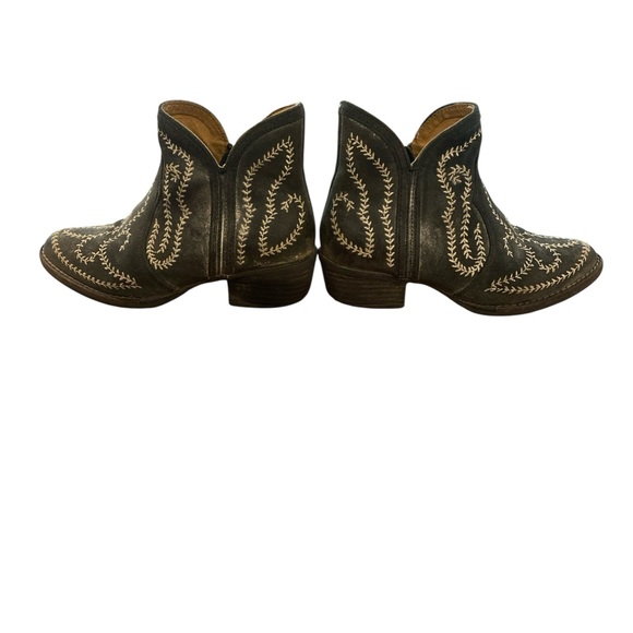 Sterling‎ River Embroidered Ankle Boots - Grey and Cream Women’s Size 5 - Picture 4 of 8